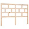 vidaXL T&ecirc;te de lit 126x4x100 cm Bois massif de pin