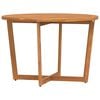 vidaXL Table de jardin ronde &Oslash;110x75 cm en bois massif d'acacia