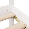 vidaXL Lit biblioth&egrave;que sans matelas blanc 160x200 cm bois pin massif