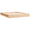 vidaXL Cadre de lit sans matelas 180x200 cm bois massif