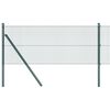 vidaXL Cl&ocirc;ture en fils soud&eacute;s pour fixation au sol 50 x 0,6 m Vert