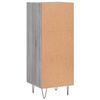 vidaXL Buffet Sonoma gris 34,5x34x90 cm Bois d'ing&eacute;nierie