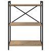 vidaXL &Eacute;tag&egrave;re Ch&ecirc;ne artisanal 60 x 30 x 85 cm Bois d'ing&eacute;nierie