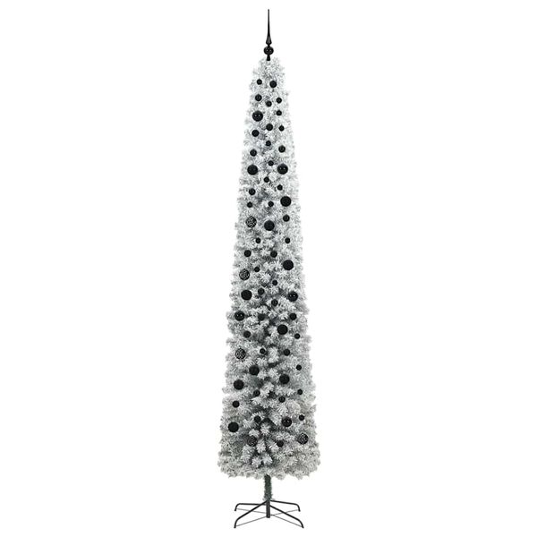 vidaXL Sapin de No&euml;l artificiel Vert 270 cm PVC et acier et plastique