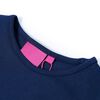 T-shirt enfants &agrave; manches longues bleu marine 140