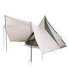 vidaXL Tente Tipi avec toit Vert 510 x 690 x 330 cm taffetas