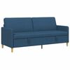vidaXL Sofa avec rangement Bleu 192 x 78 x 87 cm Polyester