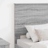 vidaXL T&ecirc;te de lit Gris Sonoma 75 cm Bois d'ing&eacute;nierie