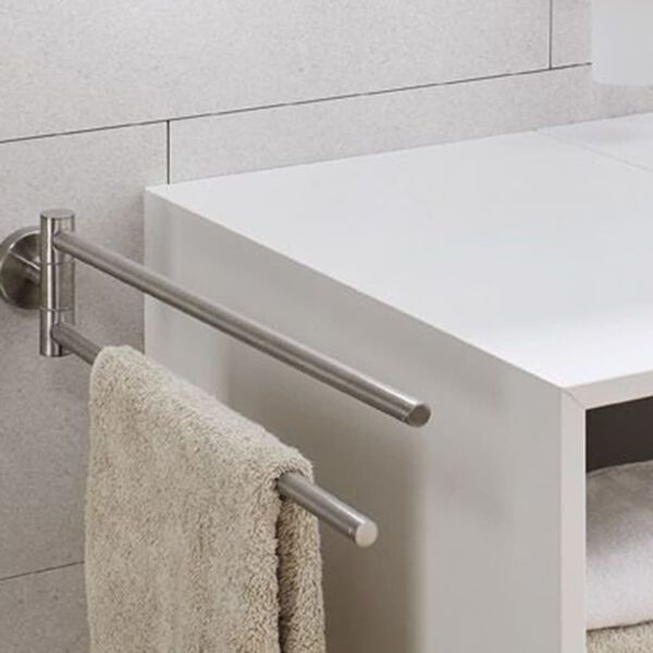Kleine Wolke Porte-serviette flexible Allegra Chrome