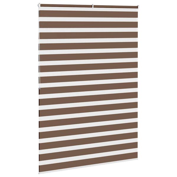 vidaXL Store z&egrave;bre marron 160x200cm largeur du tissu 155,9cm polyester