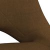 vidaXL Tabourets de bar lot de 2 Marron Tissu