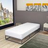 vidaXL Matelas 90 x 200 cm 7 zones Ressort ensach&eacute; 20 cm H3