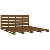 vidaXL Cadre de lit Marron miel 120x190cm Bois pin massif Petit Double
