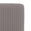 vidaXL Chaises &agrave; manger lot de 6 taupe tissu