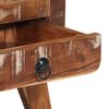 vidaXL Table de chevet 2 pcs 37x32x50 cm bois massif de r&eacute;cup&eacute;ration