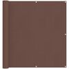 vidaXL &Eacute;cran de balcon Marron 110 x 1000 cm Tissu Oxford