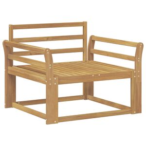 vidaXL Sofa de milieu ext&eacute;rieur Bois d'Acacia Massif Blanc
