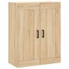 vidaXL Buffet haut Ch&ecirc;ne sonoma 69,5x34x180 cm Bois d'ing&eacute;nierie
