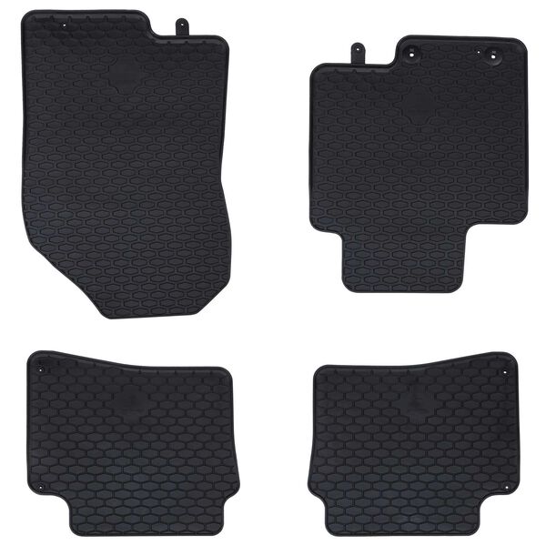vidaXL Tapis de voiture 4 pcs Noir suitable pour Hyundai i20 2020-