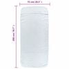 vidaXL Serviettes de plage 2 pcs blanc 75x200 cm tissu 400 GSM