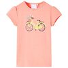 T-shirt pour enfants corail n&eacute;on 116