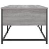 vidaXL Table basse sonoma gris 100x51x40 cm bois d'ing&eacute;nierie