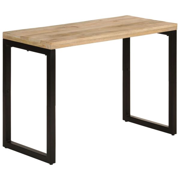 vidaXL Table &agrave; d&icirc;ner 110x50x76 cm Bois de manguier massif