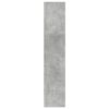 vidaXL Biblioth&egrave;que gris b&eacute;ton 57x28,5x107,5 cm bois d'ing&eacute;nierie