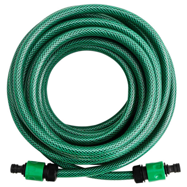 vidaXL Tuyau de piscine vert 10 m PVC