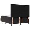 vidaXL Lit &agrave; ressorts avec matelas Noir 140 x 200 cm Velours