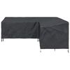 vidaXL Housse pour meubles Noir 235 x 235 x 85 cm Tissu Oxford 420D