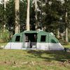vidaXL Tente familiale tunnel 6 personnes vert imperm&eacute;able
