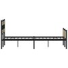 vidaXL Cadre de lit sans matelas ch&ecirc;ne sonoma 120x190 cm