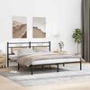 vidaXL Cadre de lit sans matelas ch&ecirc;ne sonoma 160x200 cm