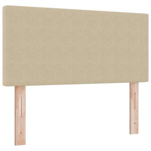 vidaXL T&ecirc;te de lit Gris Vert Clair 80 cm Tissu en velours c&ocirc;tel&eacute;