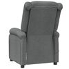 vidaXL Fauteuil de massage Gris fonc&eacute; Tissu