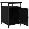 vidaXL Cabinet de chevet 2 pcs Ch&ecirc;ne noir 40 x 42 x 60cm