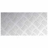 vidaXL Nez de marche Rectangulaire 2 pcs Argent&eacute; 40 x 20 cm Aluminium
