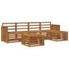 vidaXL Ensemble de canap&eacute;s d'ext&eacute;rieur 6 pc Naturel