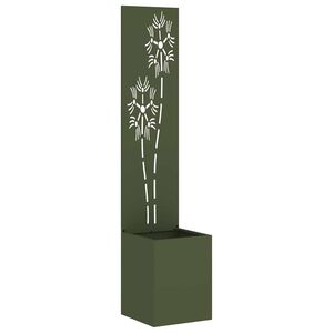 vidaXL &Eacute;cran de confidentialit&eacute; de jardin Vert olive 32 x 32 x 150 cm
