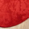 vidaXL Tapis OVIEDO &agrave; poils courts rouge &Oslash; 200 cm