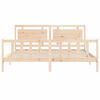 vidaXL Cadre de lit sans matelas 200x200 cm bois massif de pin