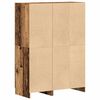 vidaXL Ensemble d'armoires de cuisine 2 pcs vieux bois