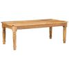 vidaXL Table basse Marron 100 x 55 x 40 cm bois de manguier massif