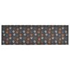 vidaXL Tapis de cuisine lavable impression de pattes 60x180 cm velours