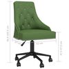 vidaXL Chaise pivotante de salle &agrave; manger Vert fonc&eacute; Velours