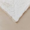 vidaXL Jet&eacute; Beige 130 x 150 cm Toison