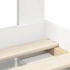 vidaXL Cadre de lit avec t&ecirc;te de lit Blanc 120 x 190 cm Pin massif