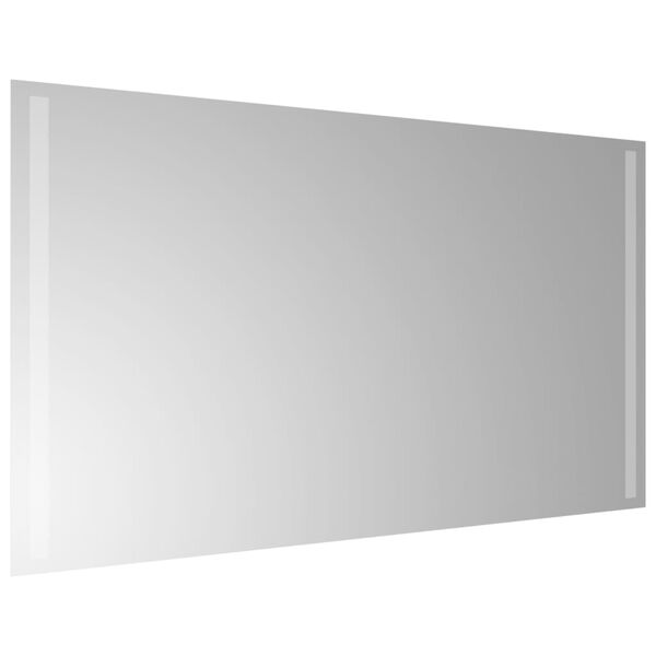 vidaXL Miroir de salle de bain &agrave; LED 50x90 cm