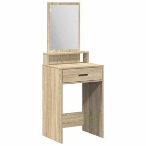 vidaXL Table de Toilette Ch&ecirc;ne Sonoma 50 x 41 x 140 cm